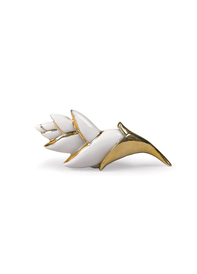 Heliconia Brooch in Lladró