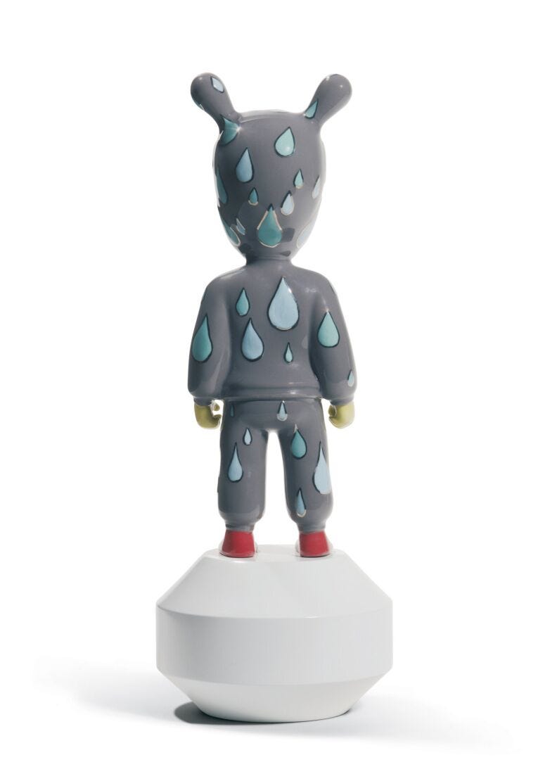 The Guest by Tim Biskup Figurine. Small Model. Numbered Edition in Lladró