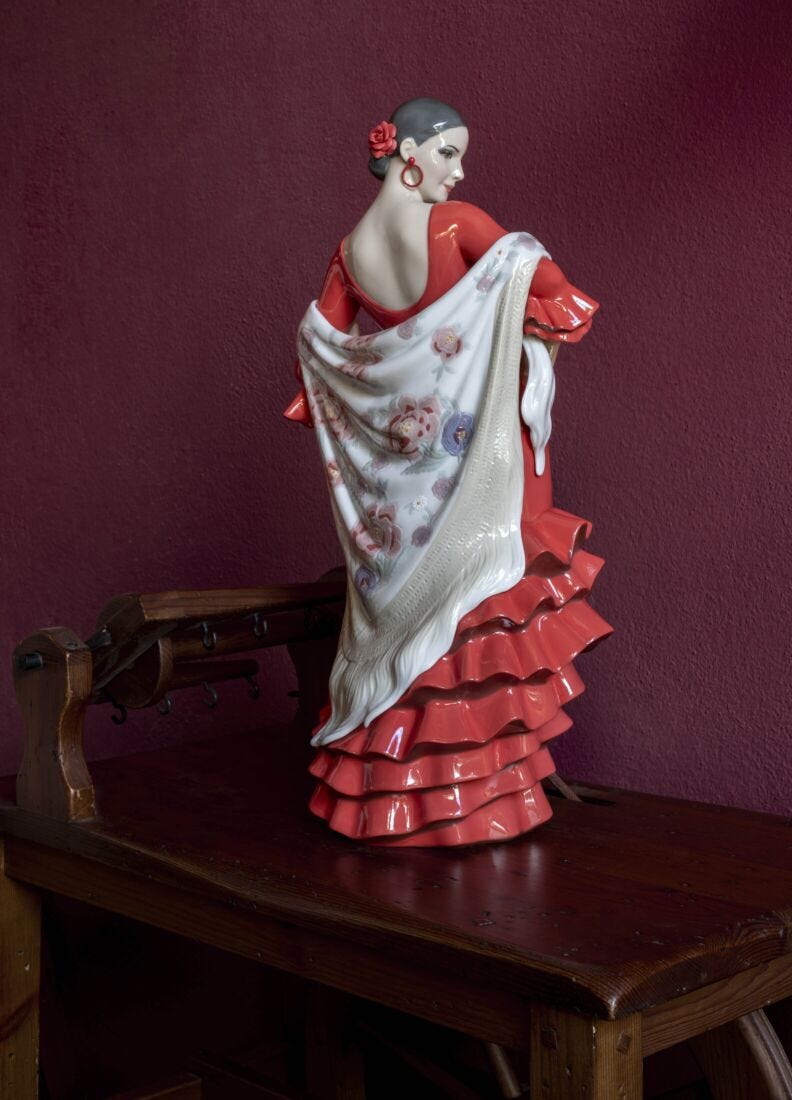 Flamenco Soul Woman Figurine in Lladró