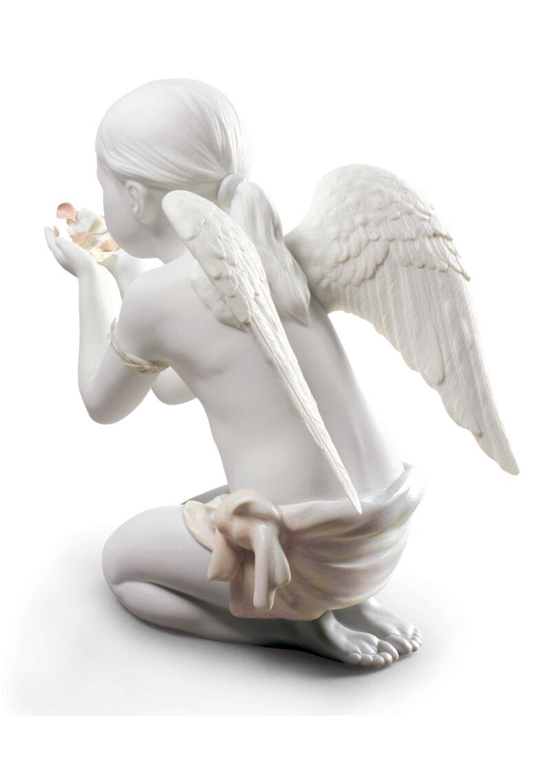 A Fantasy Breath Angel Figurine in Lladró