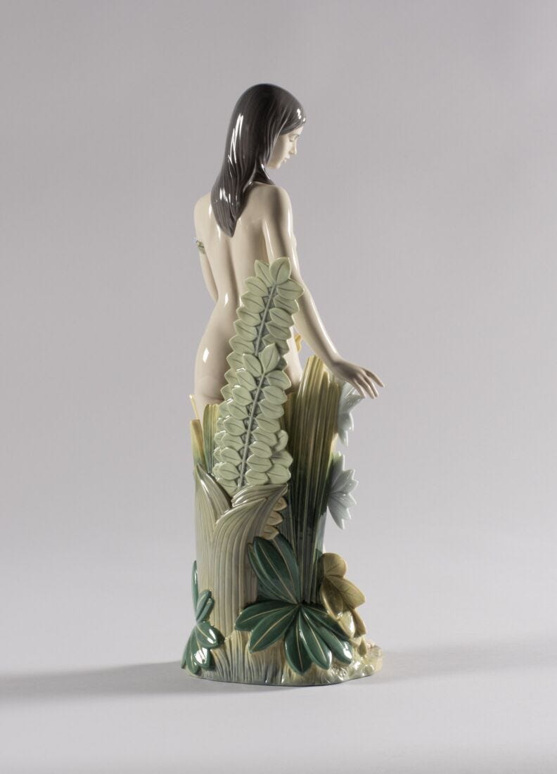 Paradise Nude Woman Figurine. Limited Edition in Lladró