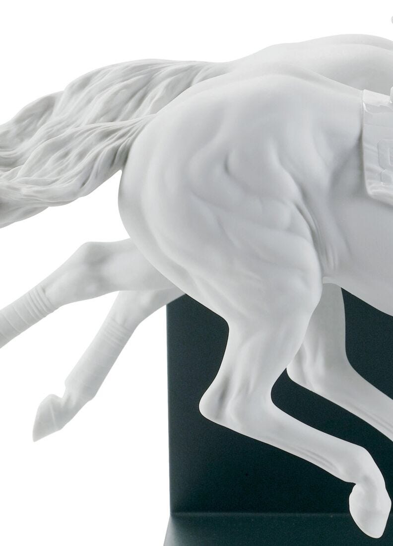 Figura Carrera de caballos. Serie limitada en Lladró