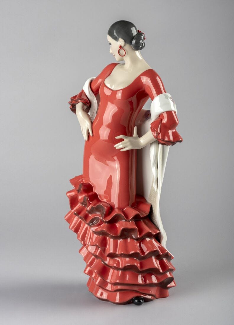 Figura mujer Alma flamenca en Lladró