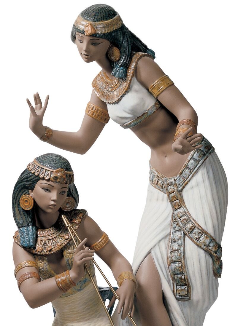 Dancers from The Nile Figurine in Lladró