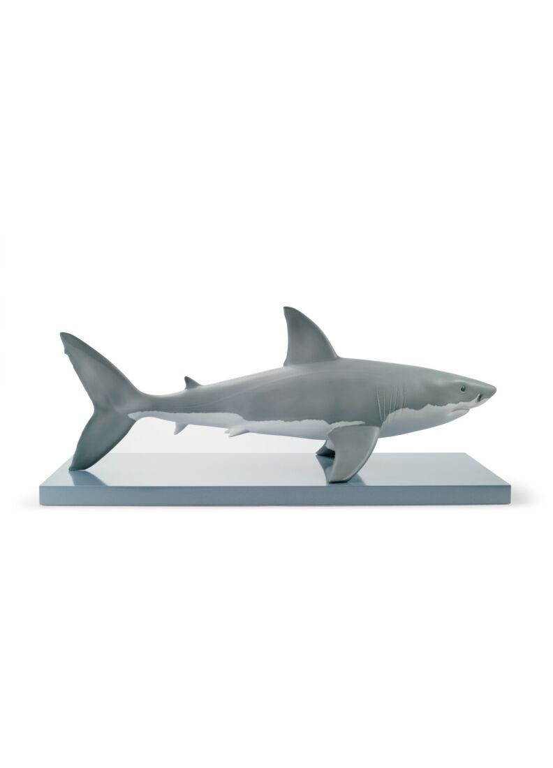 White Shark Figurine in Lladró