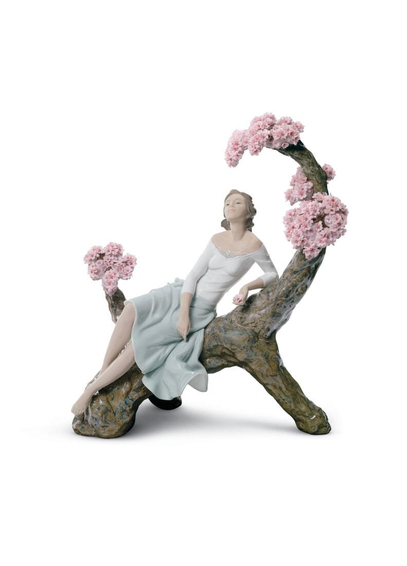 Sweet Scent of Blossoms Woman Figurine. Limited Edition in Lladró