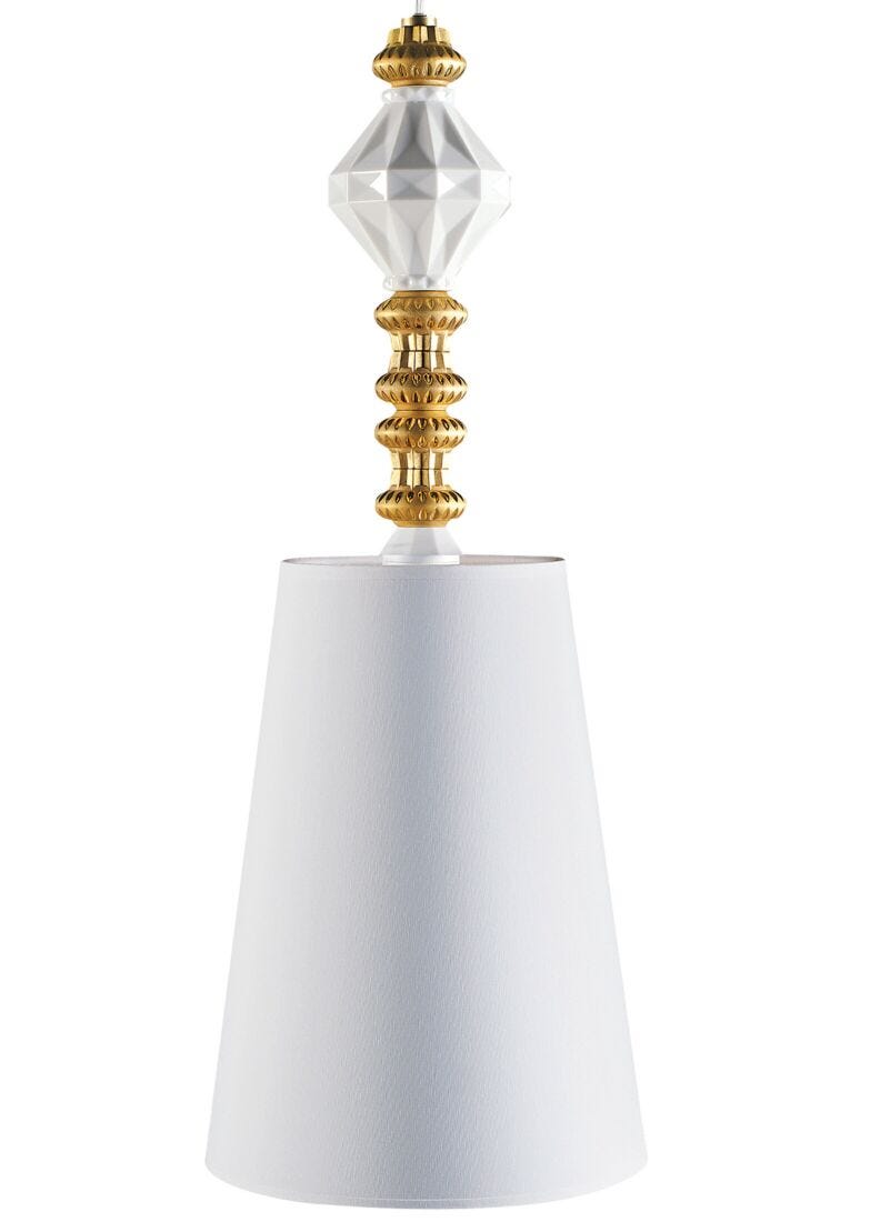 Lámpara de techo I Belle de Nuit. Lustre oro (US) en Lladró