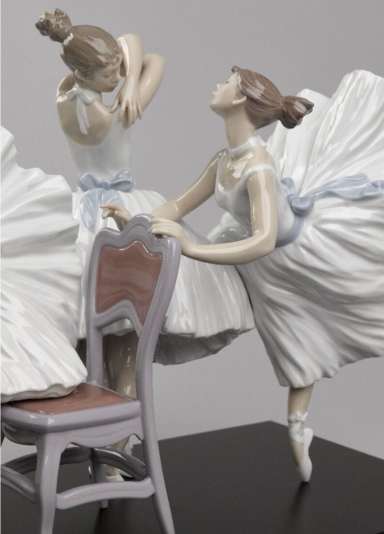 Figura bailarinas Clase de ballet. Serie limitada en Lladró