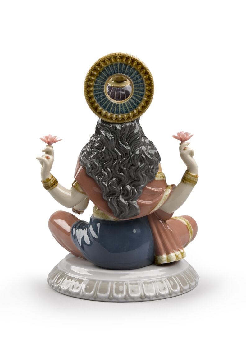 Figurina Dea Lakshmi in Lladró