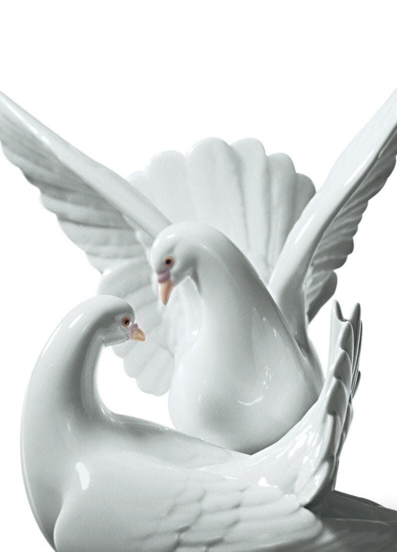 Figura palomas Nido de amor en Lladró