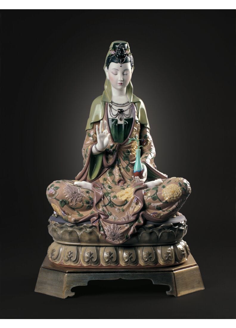 Kwan Yin Sculpture. Limited Edition in Lladró