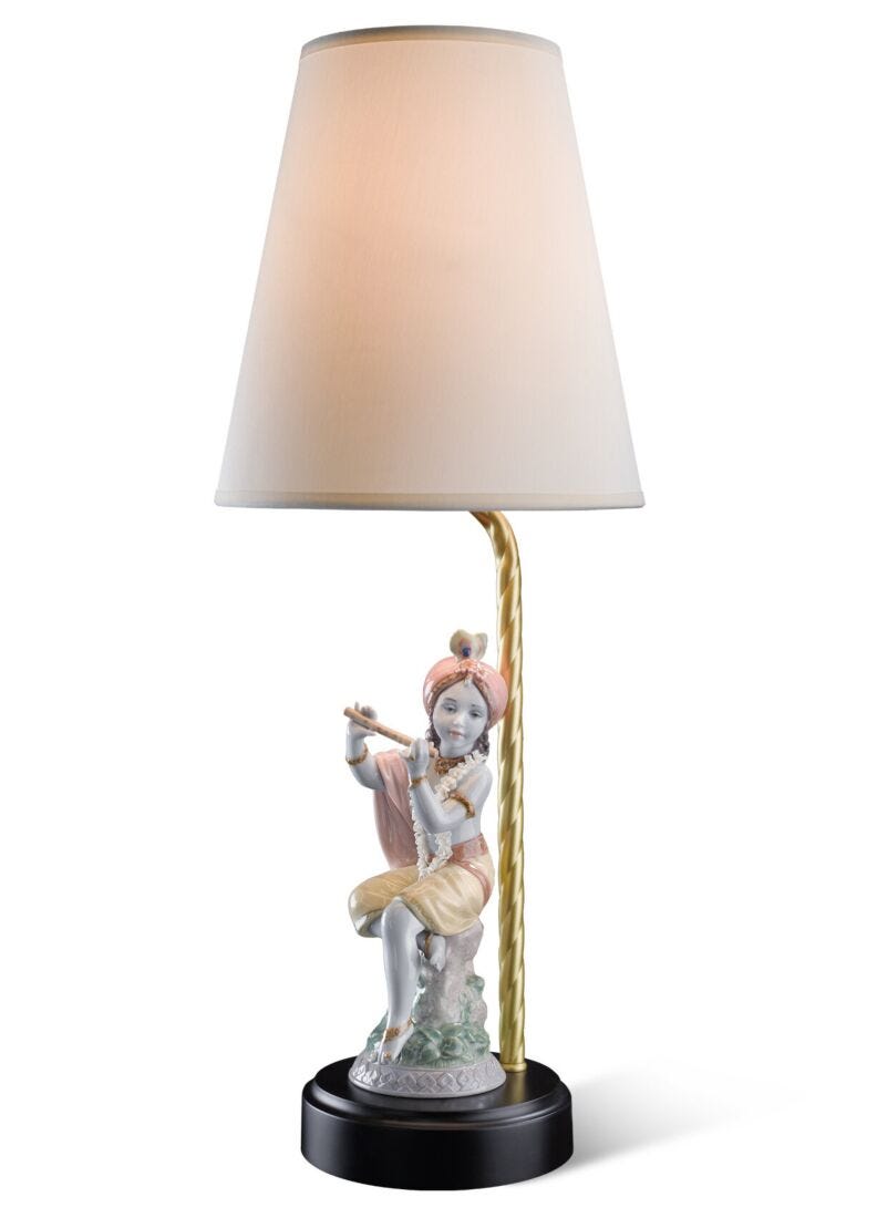 Lord Krishna Table Lamp (UK) in Lladró