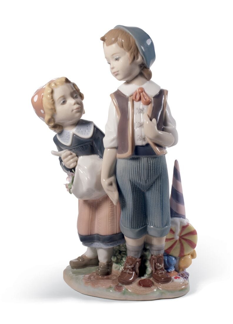 Figurina Hansel e Gretel in Lladró