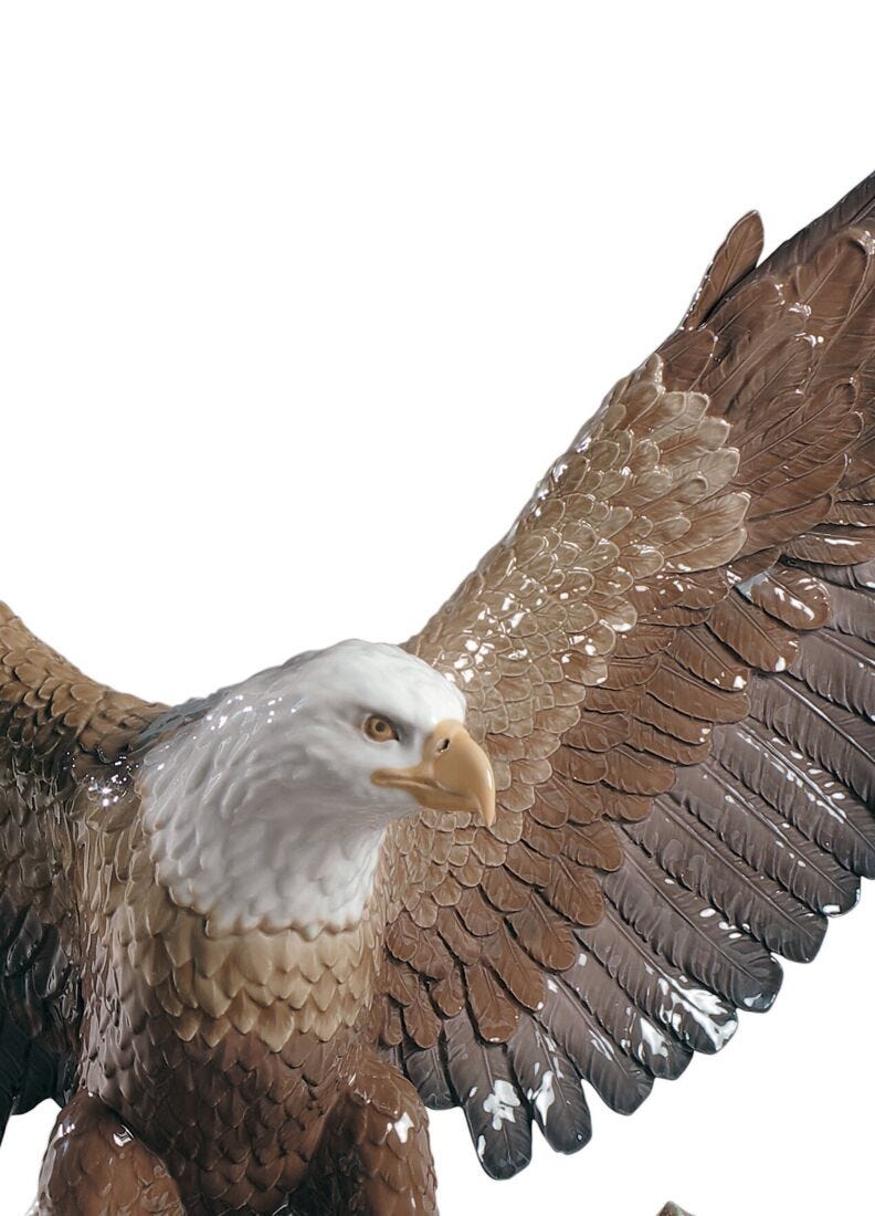 Freedom Eagle Sculpture in Lladró