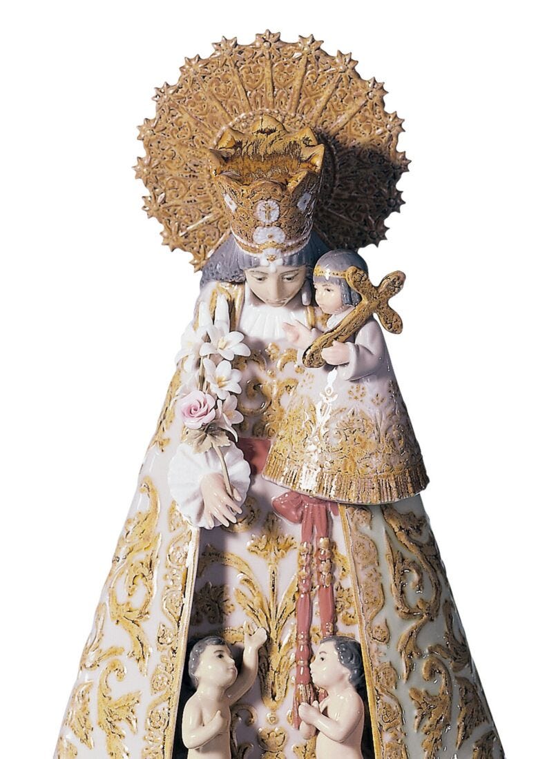 Figura Virgen de los Desamparados. Serie numerada en Lladró