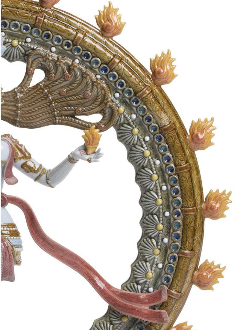 Scultura Shiva Nataraja. Edizione limitata in Lladró