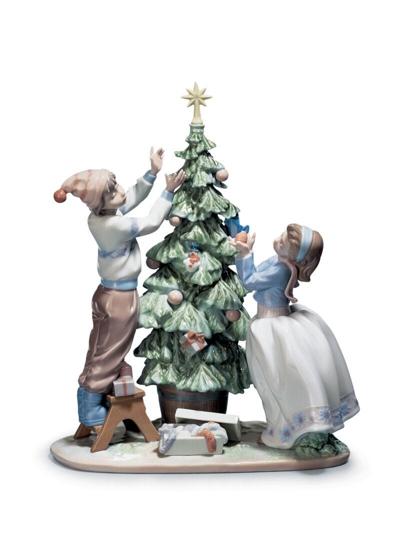 Figurina L'albero di Natale in Lladró