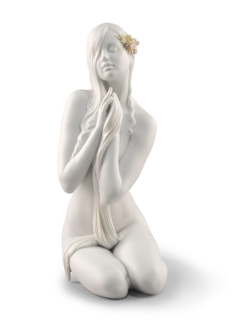 Inner Peace Woman Figurine in Lladró