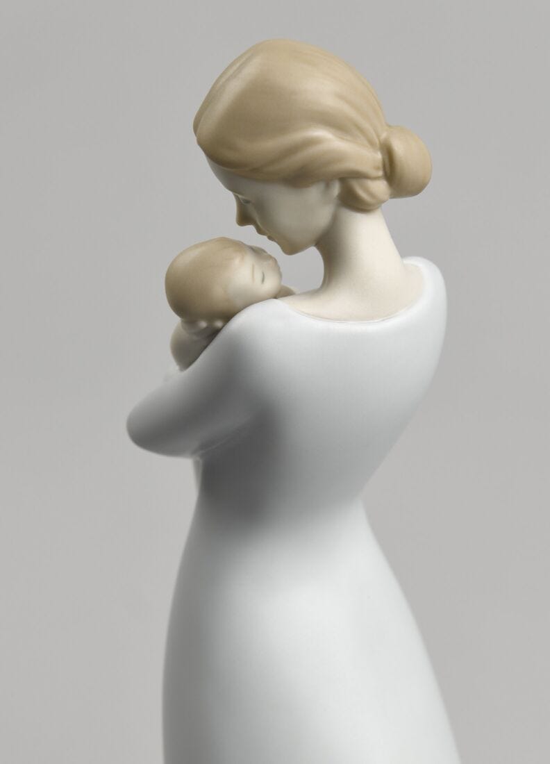 A Mother's Embrace Figurine in Lladró