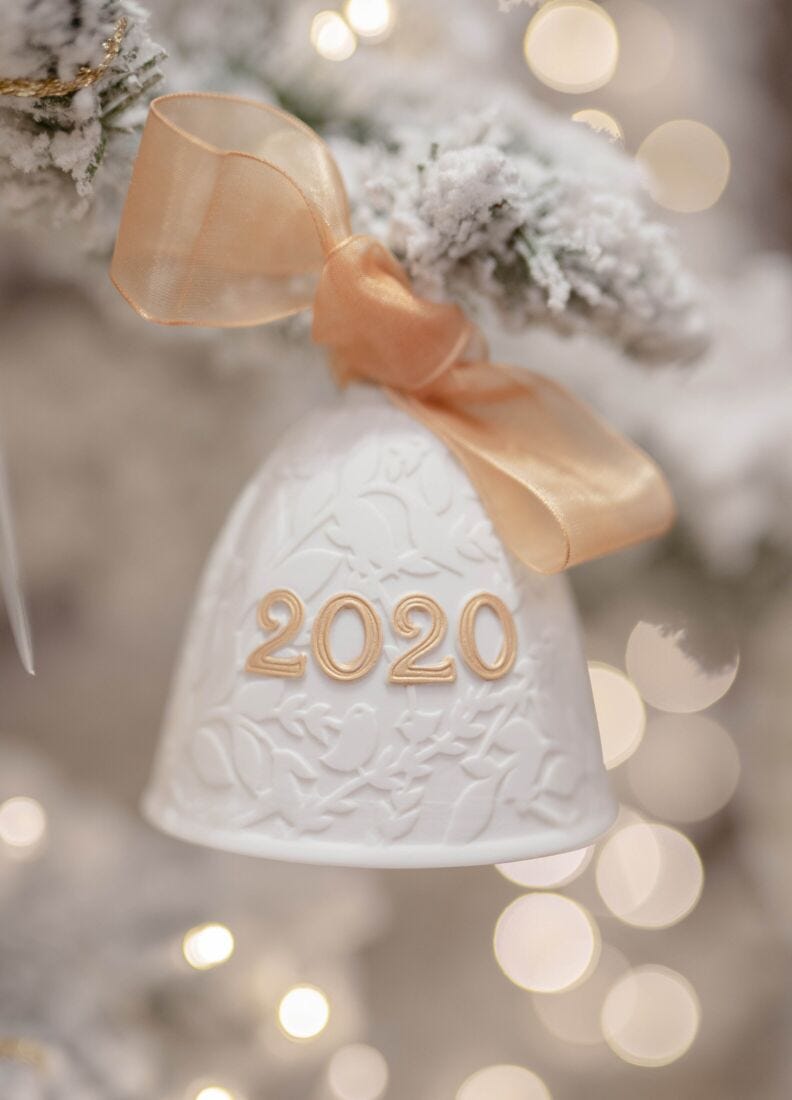 2020 Christmas Bell. Golden Luster in Lladró