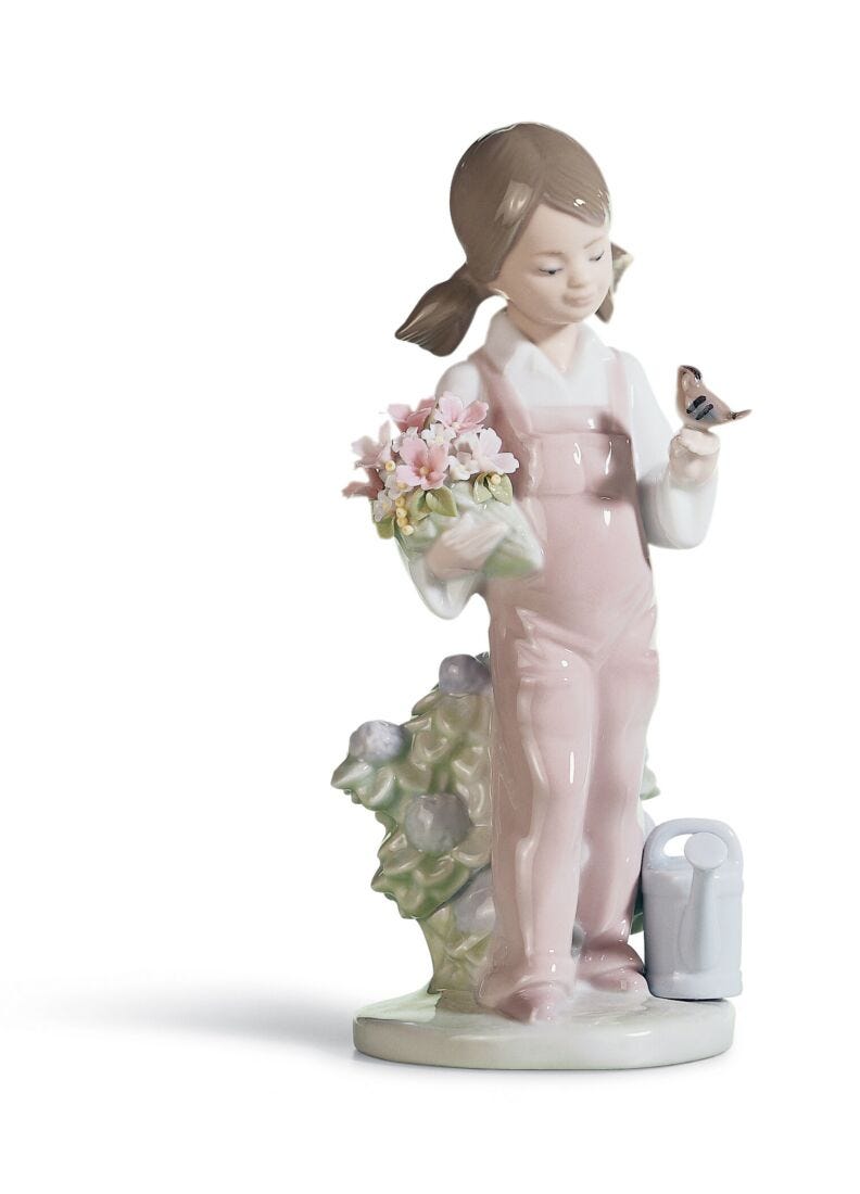 Spring Girl Figurine in Lladró