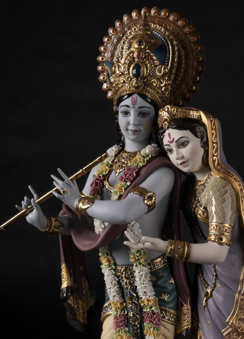 Scultura Radha Krishna. Serie Limitata in Lladró