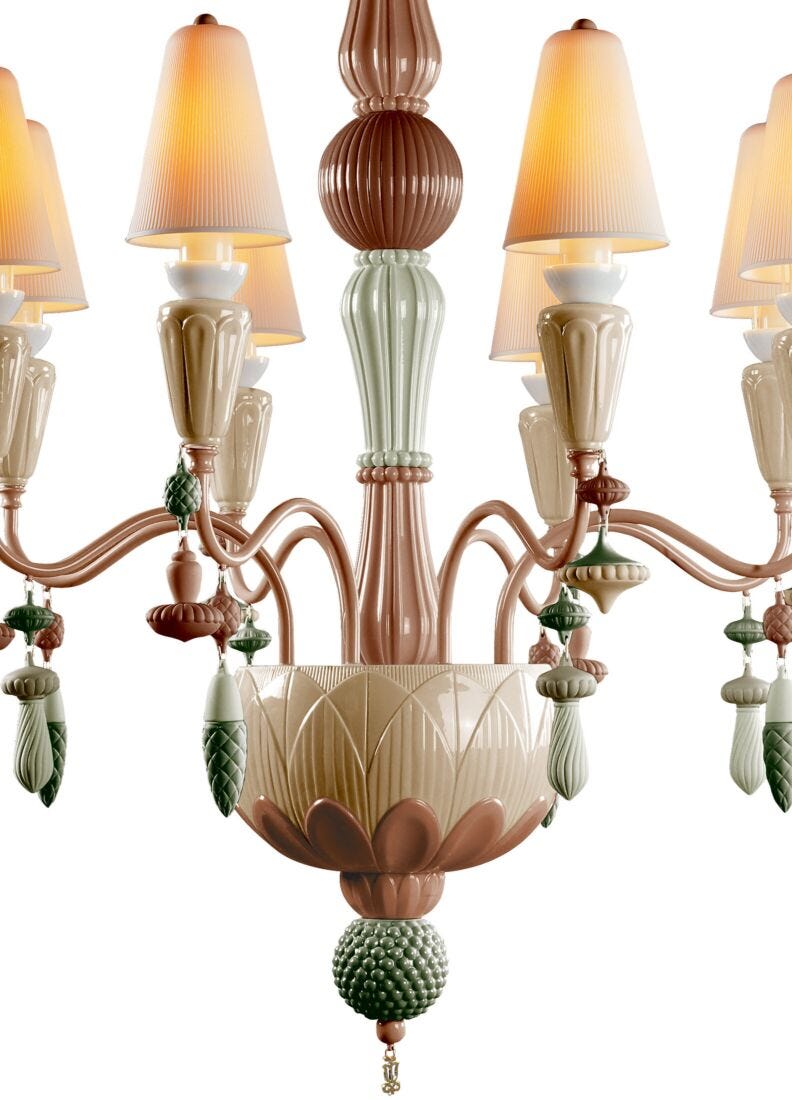 Ivy and Seed 8 Lights Chandelier. Spices (CE/UK/CCC) in Lladró