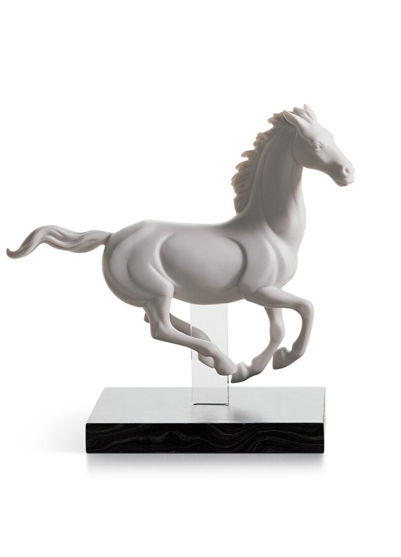 Gallop IV Horse Figurine in Lladró
