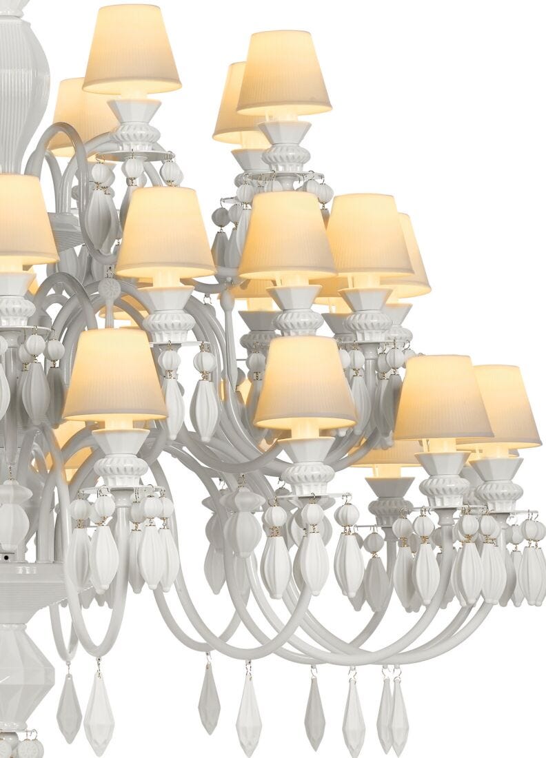 Chandelier Belle de Nuit 40 luces. Blanco (CE/UK), 1 de 5