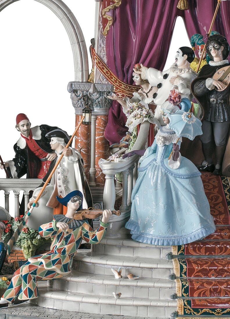 Escultura Carnaval en Venecia. Serie limitada en Lladró