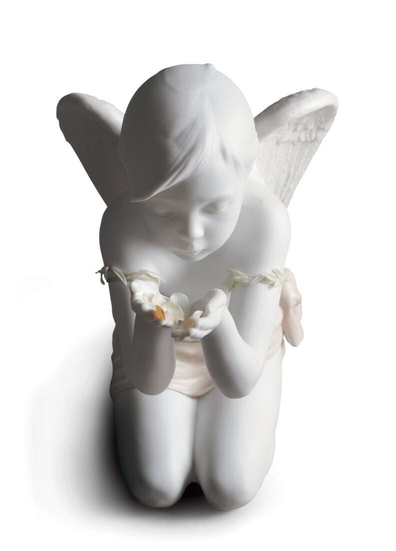 A Fantasy Breath Angel Figurine in Lladró