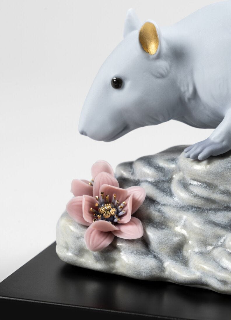 The Rat Figurine. Limited Edition in Lladró