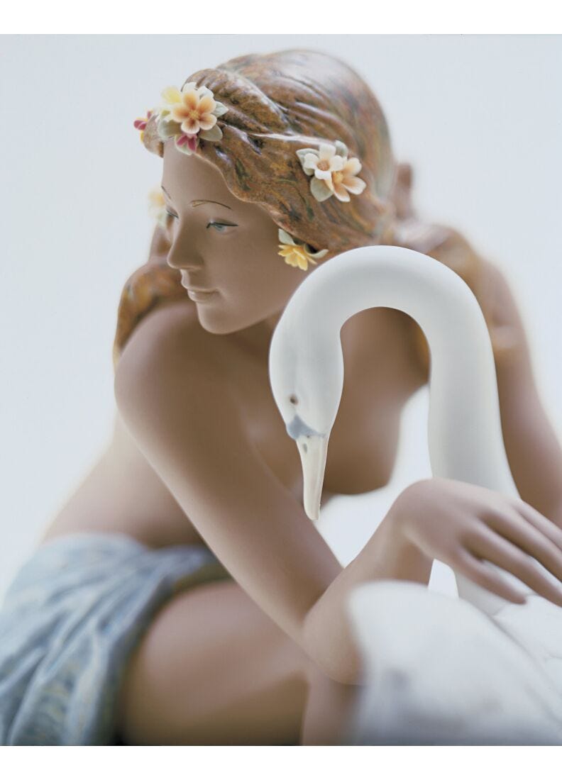 Leda and The Swan Figurine in Lladró