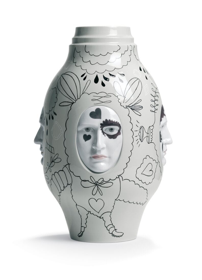 Conversation Vase II. By Jaime Hayon in Lladró