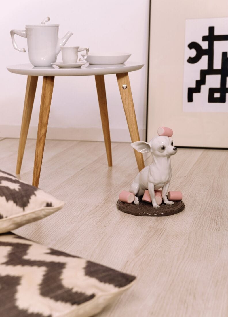 Figura perro Chihuahua con Marshmallows en Lladró