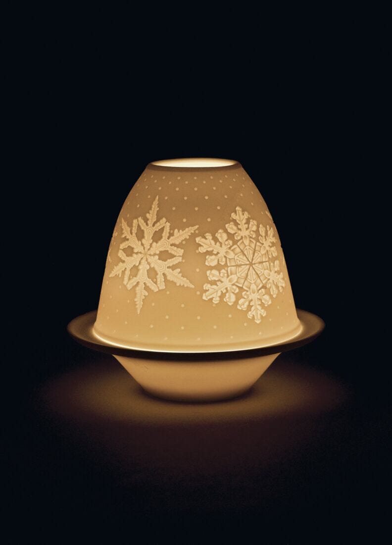 Snowflakes Lithophane in Lladró