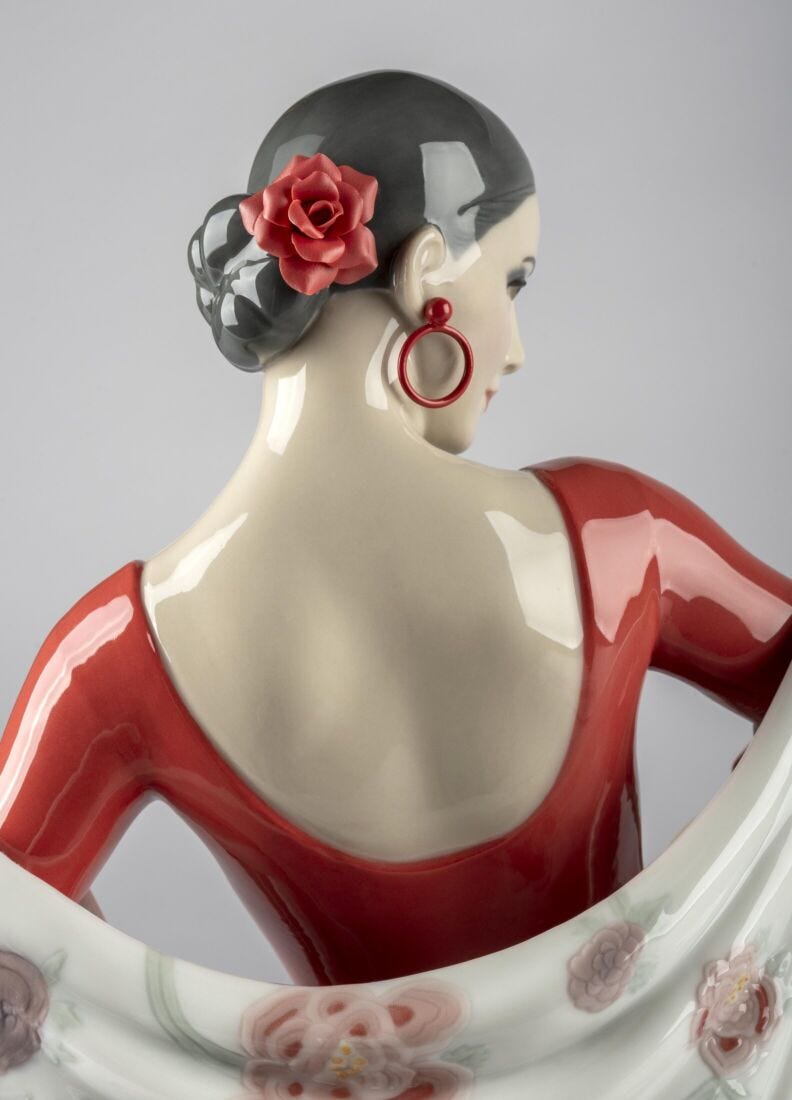 Flamenco Soul Woman Figurine in Lladró