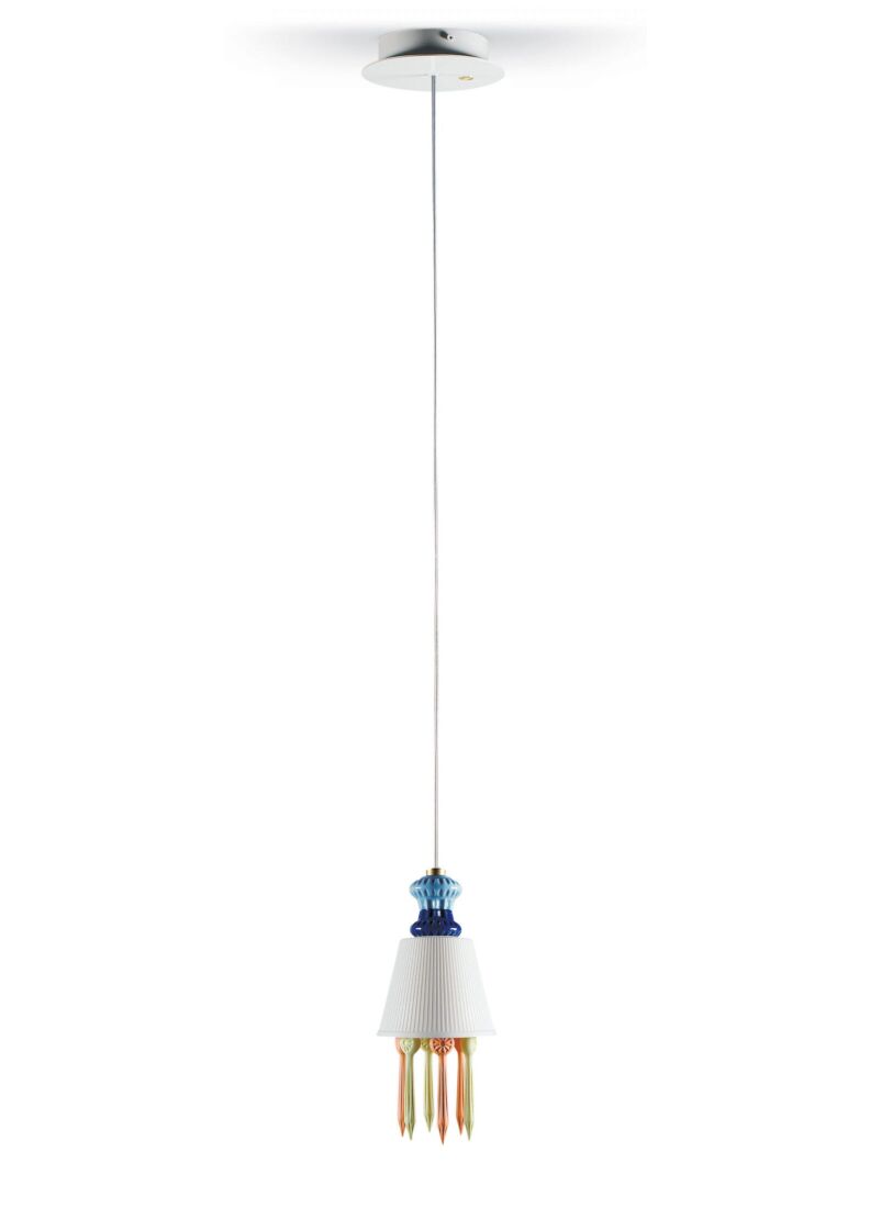 Lampadario Belle de Nuit con litofania e lacrimee, 1 di 1