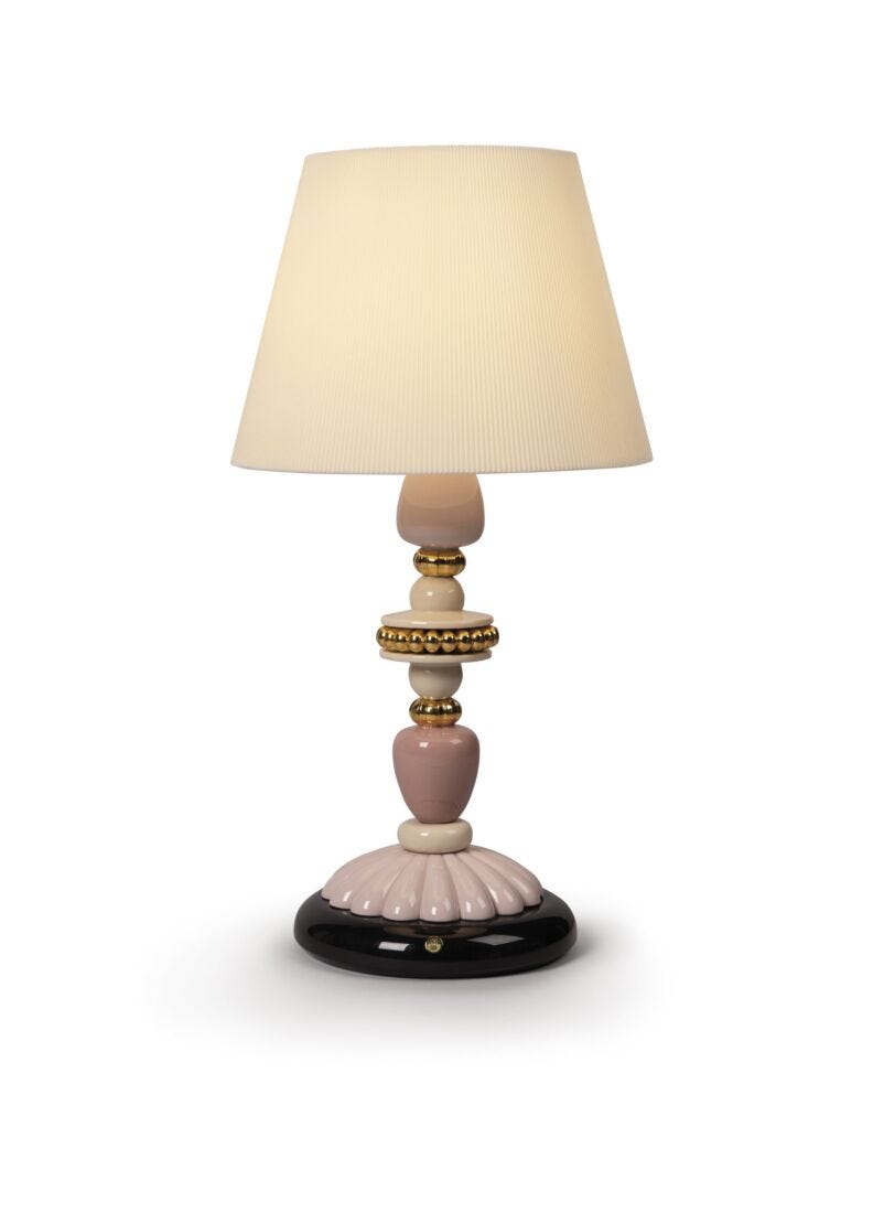 Firefly Table Lamp. Pink and Golden Luster. (CE) in Lladró