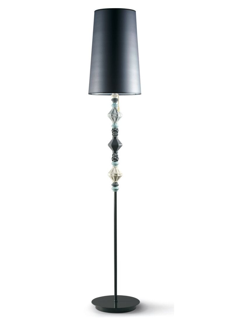 Belle de Nuit Floor Lamp II. Black (CE) in Lladró