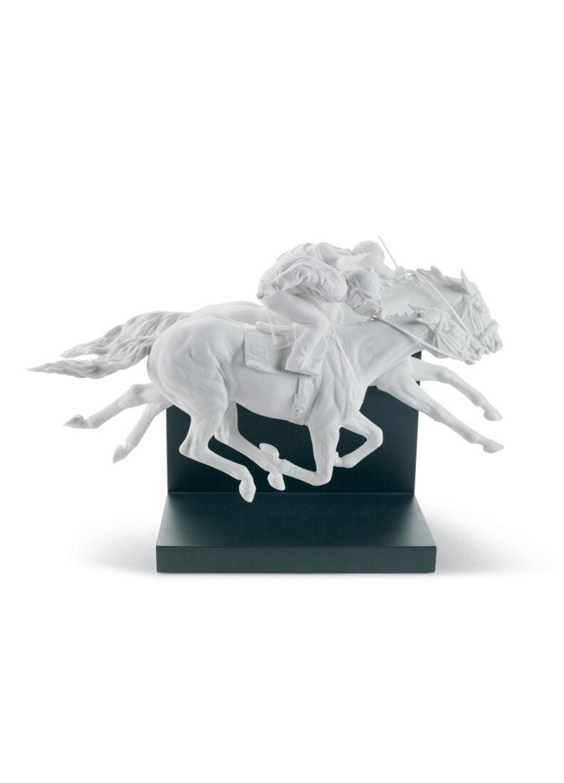 Figura Carrera de caballos. Serie limitada en Lladró