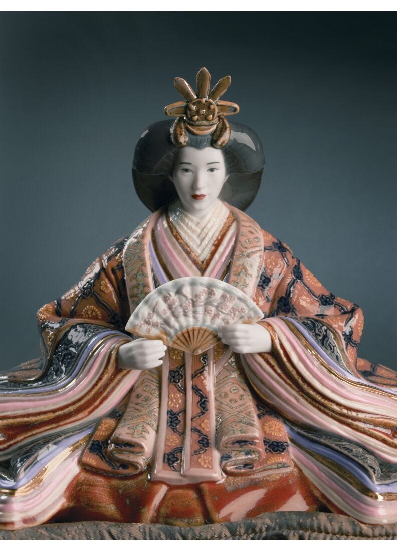 Hina Dolls - Empress Sculpture. Limited Edition in Lladró