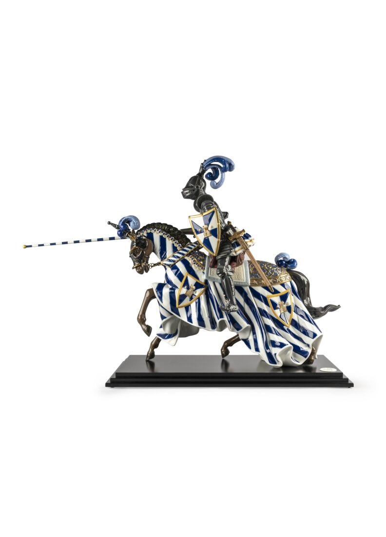Medieval Knight Sculpture. Limited Edition in Lladró