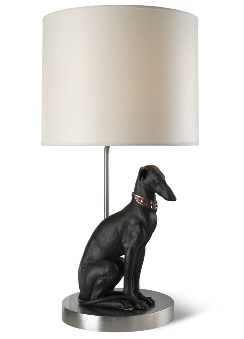 Pensive Greyhound - Lamp (US) in Lladró
