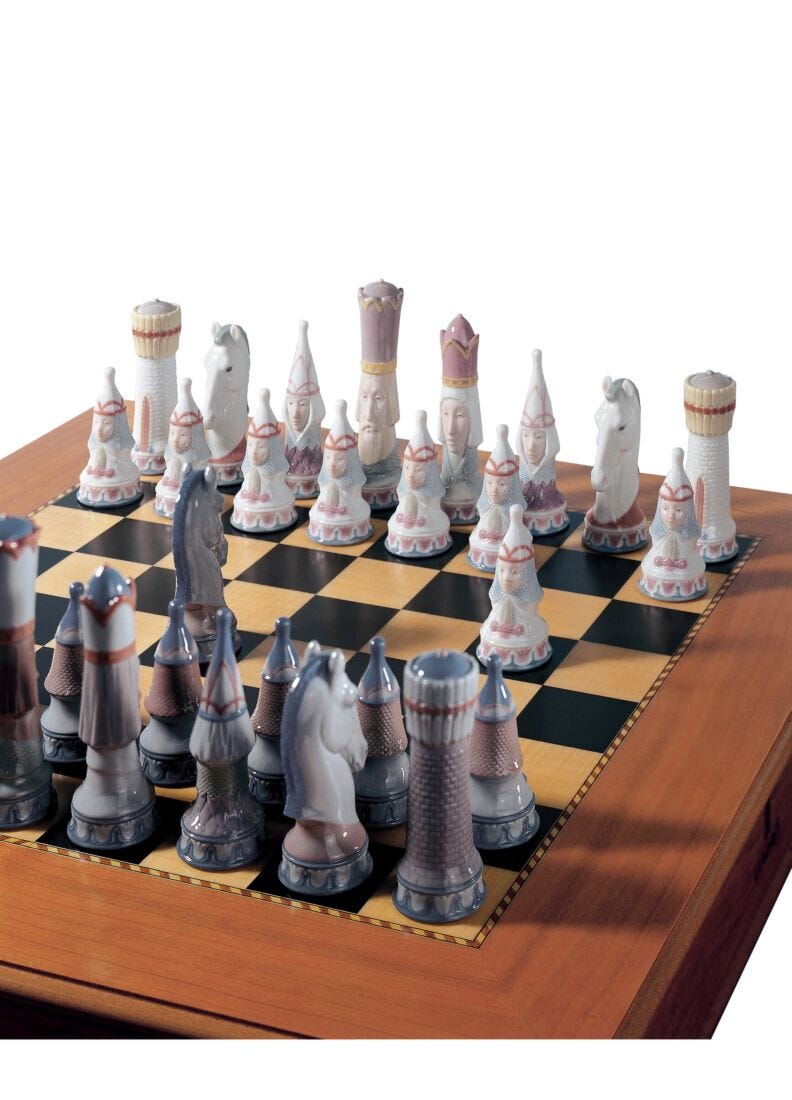 Medieval Chess Set Chess Set - Lladro-Canada