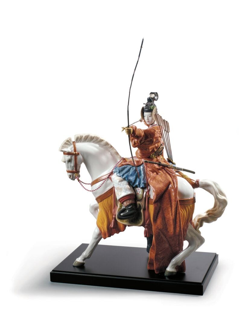 Yabusame Archer Sculpture. Limited Edition in Lladró