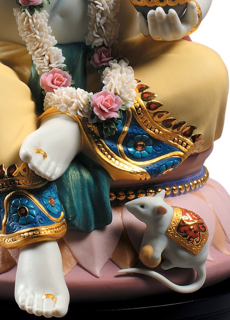 Lord Ganesha Sculpture. Limited Edition in Lladró