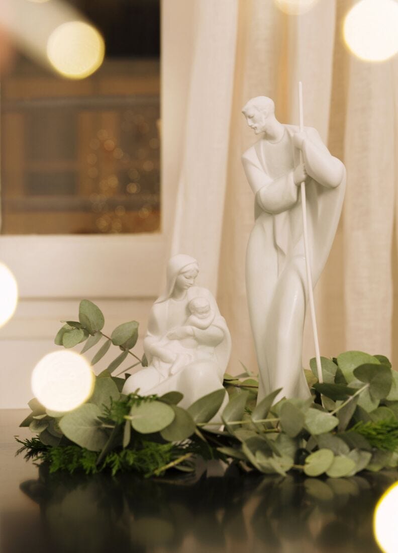 Blessed Father Nativity Figurine in Lladró