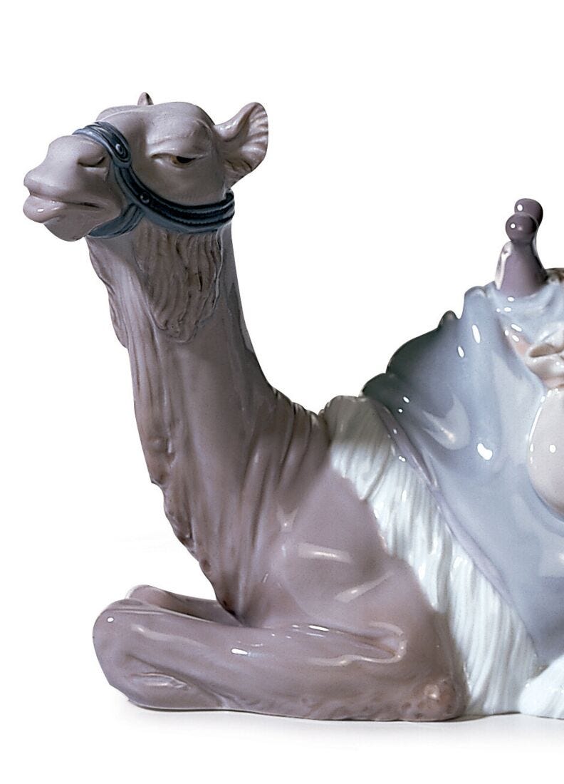 Figura El camello en Belén en Lladró