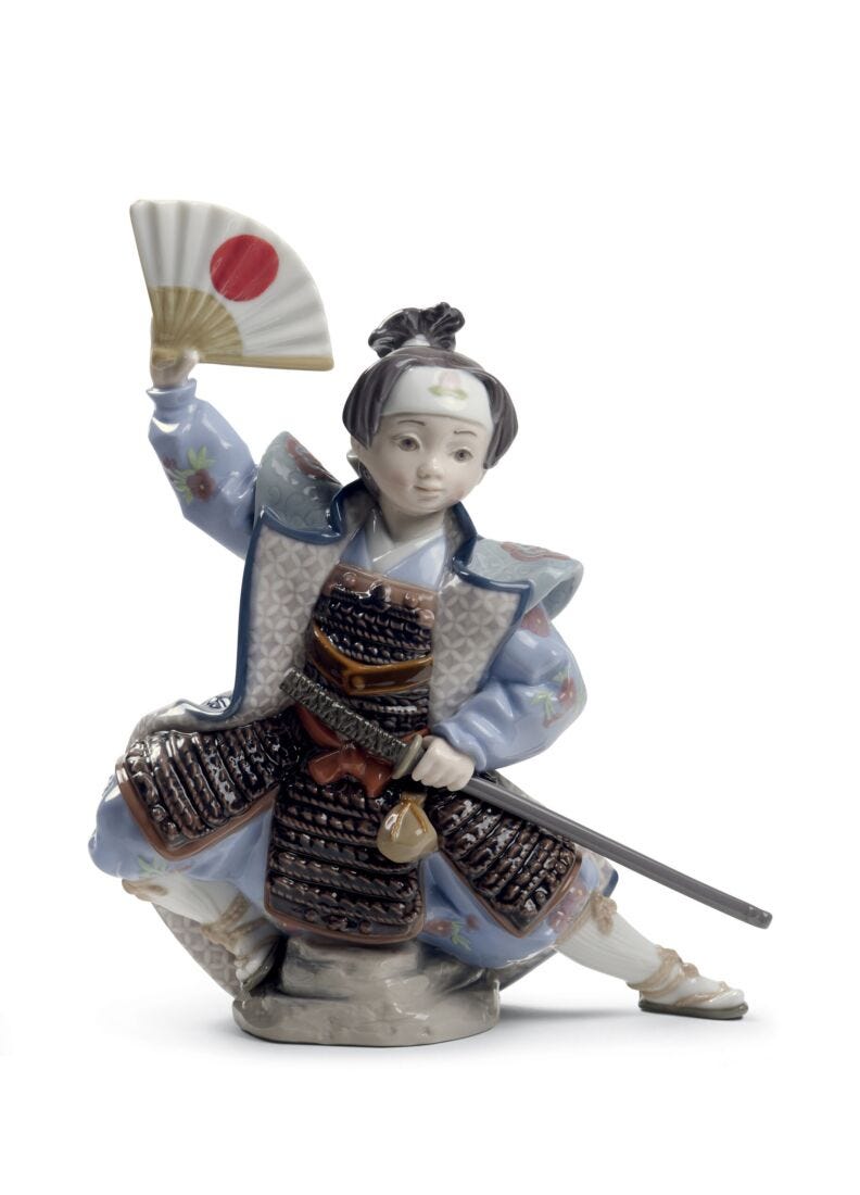 Figura Momotaro. Serie limitada en Lladró